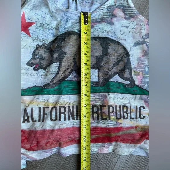 4 for $20 | Miss Posh | ‘California Republic’ Racerback Tank - Picture 4 of 6
